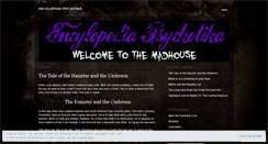 Desktop Screenshot of encyclopediapsychotika.com