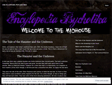 Tablet Screenshot of encyclopediapsychotika.com